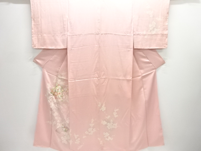 JAPANESE KIMONO / HOMONGI / EMBROIDERY / KIKU